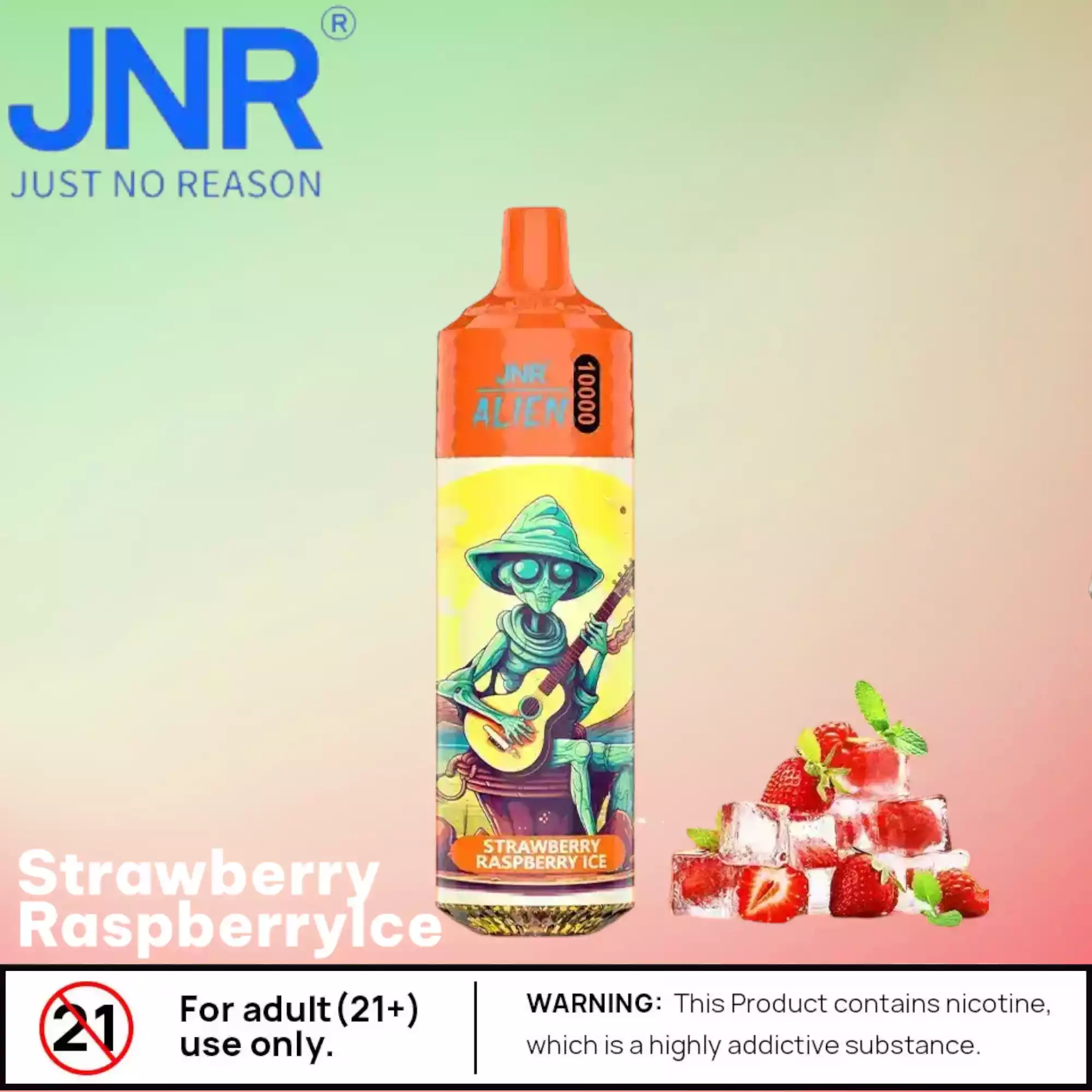 JNR Alien 10000 Puffs Black Dragon Ice 20ml Vape Power