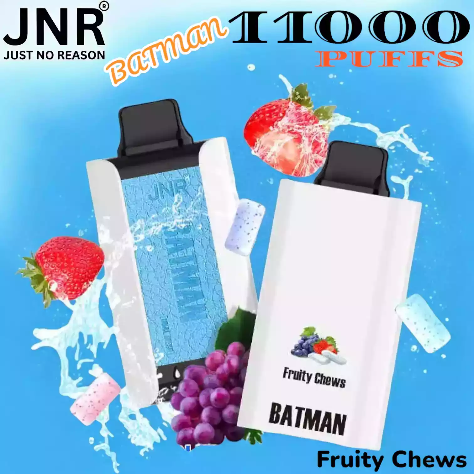 JNR BATMAN 11000 PUFFS Vape met Display en 20ml E-liquid