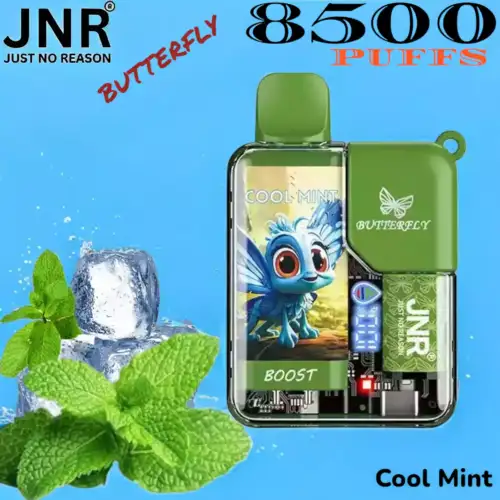 JNR BUTTERFLY 8500 PUFFS Vape met Display en Boost Mode