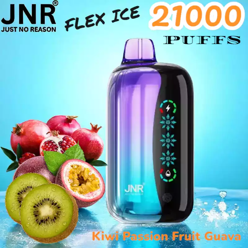JNR FLEX ICE 21000 Puffs Navulbare Vape met ICE Effect