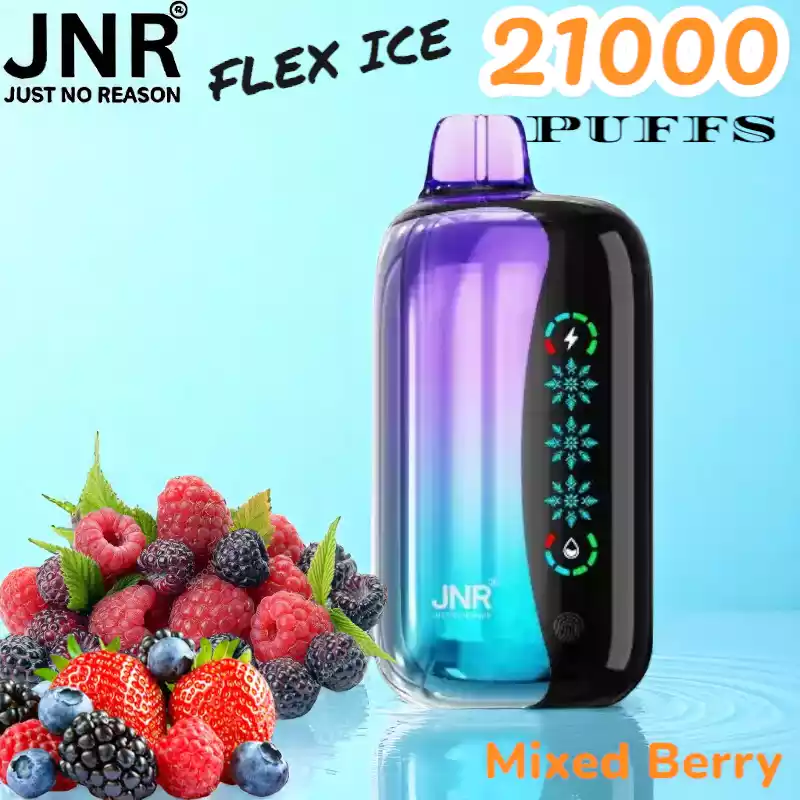 JNR FLEX ICE 21000 Puffs Navulbare Vape met ICE Effect
