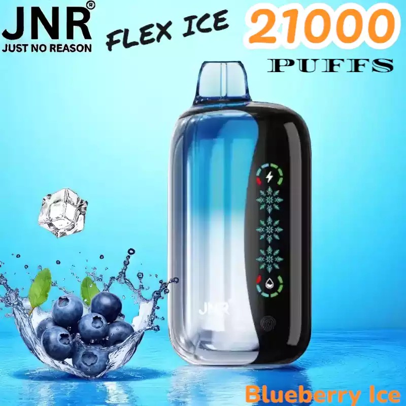 JNR FLEX ICE 21000 Puffs Navulbare Vape met ICE Effect