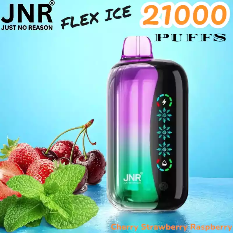 JNR FLEX ICE 21000 Puffs Navulbare Vape met ICE Effect