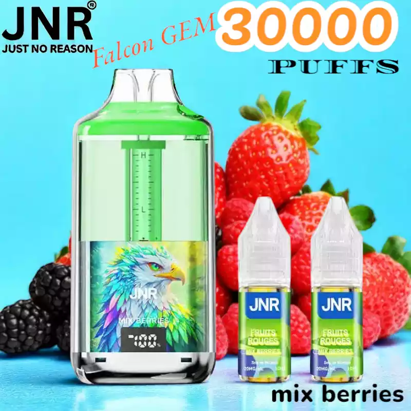 JNR Falcon GEM 30000 PUFFS 30K Trekken Display en Top-Fill