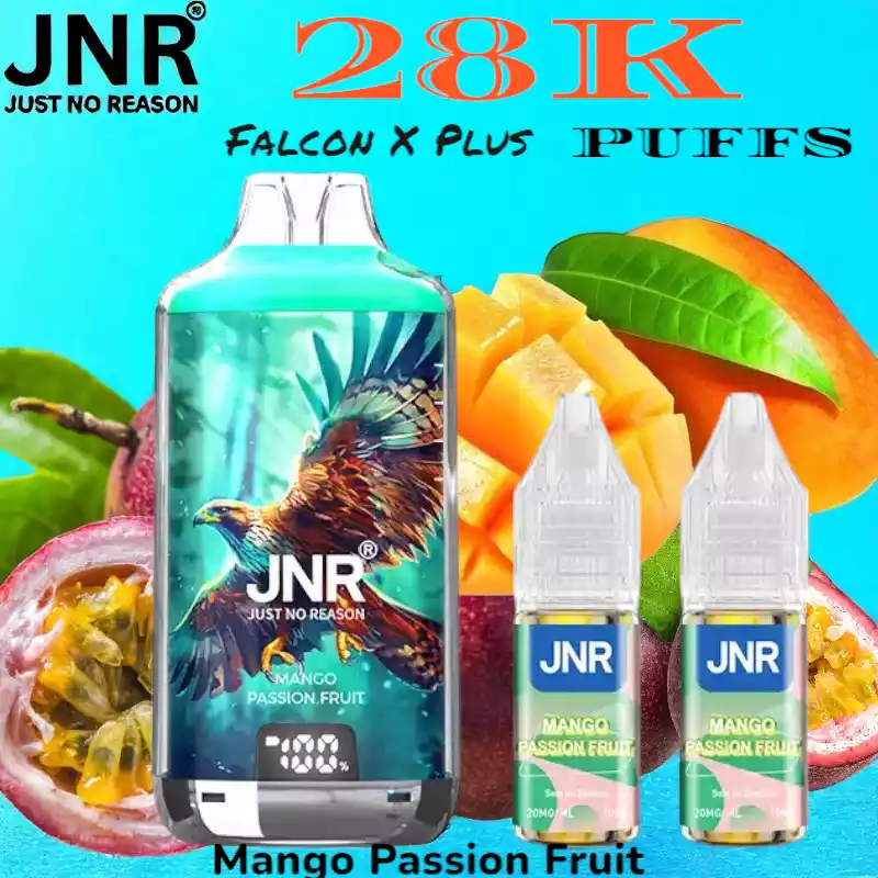 JNR Falcon X Plus 28K Puffs 20ml Vape met Display en Refill
