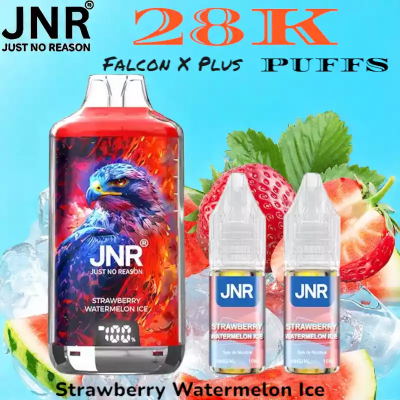 JNR Falcon X Plus 28K Puffs 20ml Vape met Display en Refill