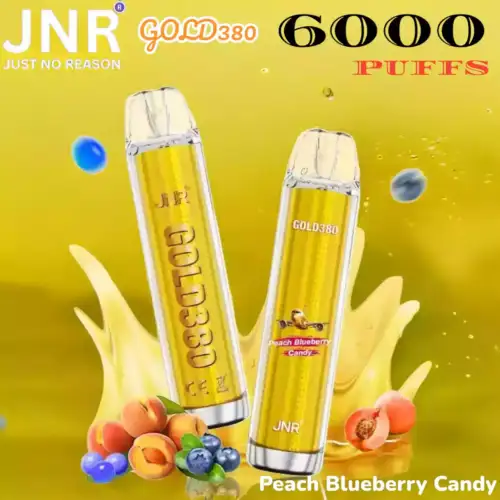 JNR GOLD380 6000 PUFFS Wegwerp Vape met 13ml & 1500mAh Batterij