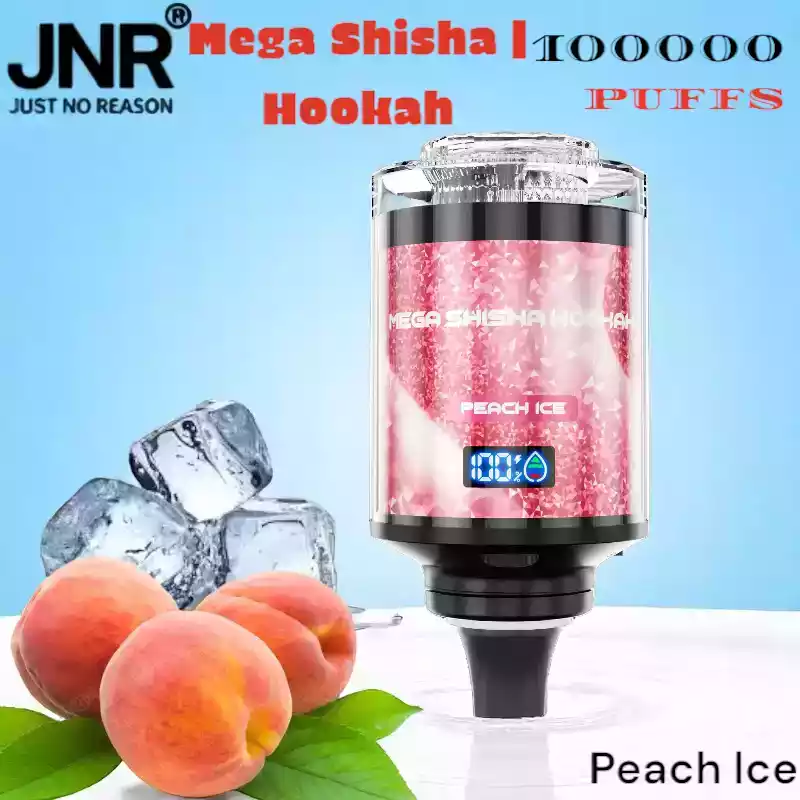 JNR Mega Shisha Hookah 100000 Puffs met Smart Screen & DTL