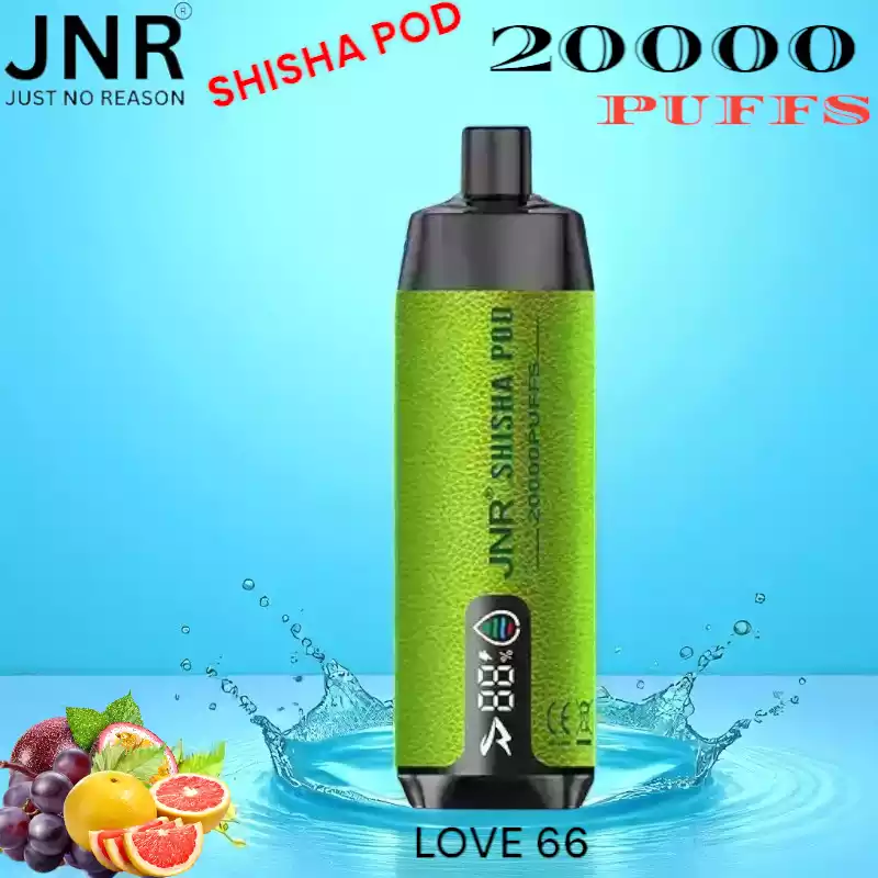 JNR SHISHA POD 20000 Puffs Vape met DTL en Mesh Coil
