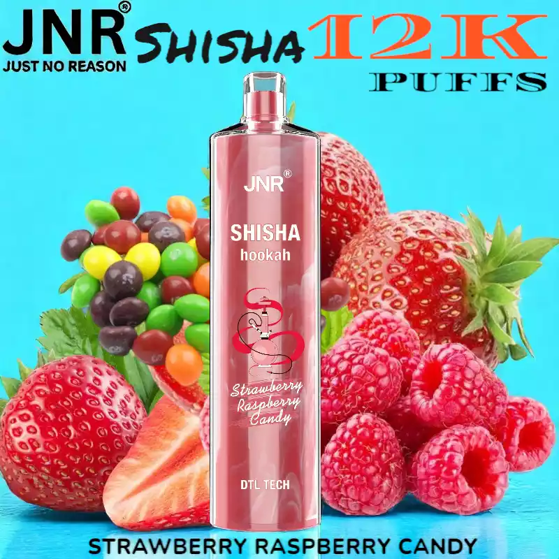 JNR Shisha 12K Puffs Sterke DTL Vape met 16ml E-liquid