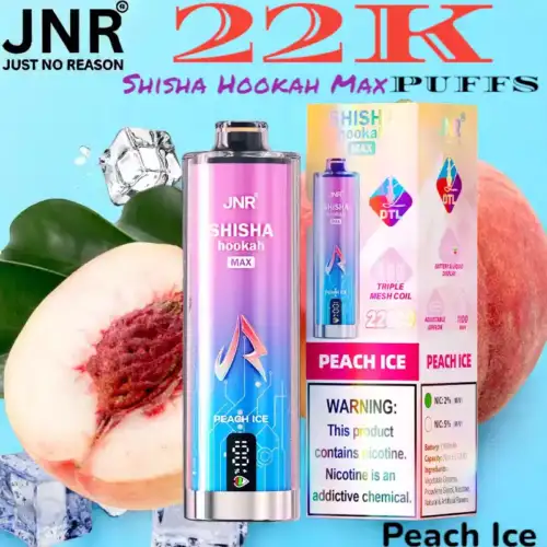 JNR Shisha Hookah Max 22K Triple Mesh Vape met 29ml