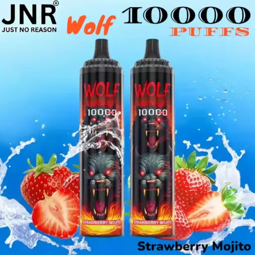 JNR Wolf 10000 PUFFS Vape met 20ml E-liquid en USB-C