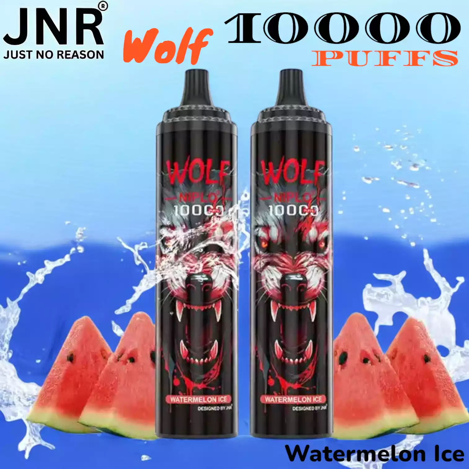 JNR Wolf 10000 PUFFS Vape met 20ml E-liquid en USB-C