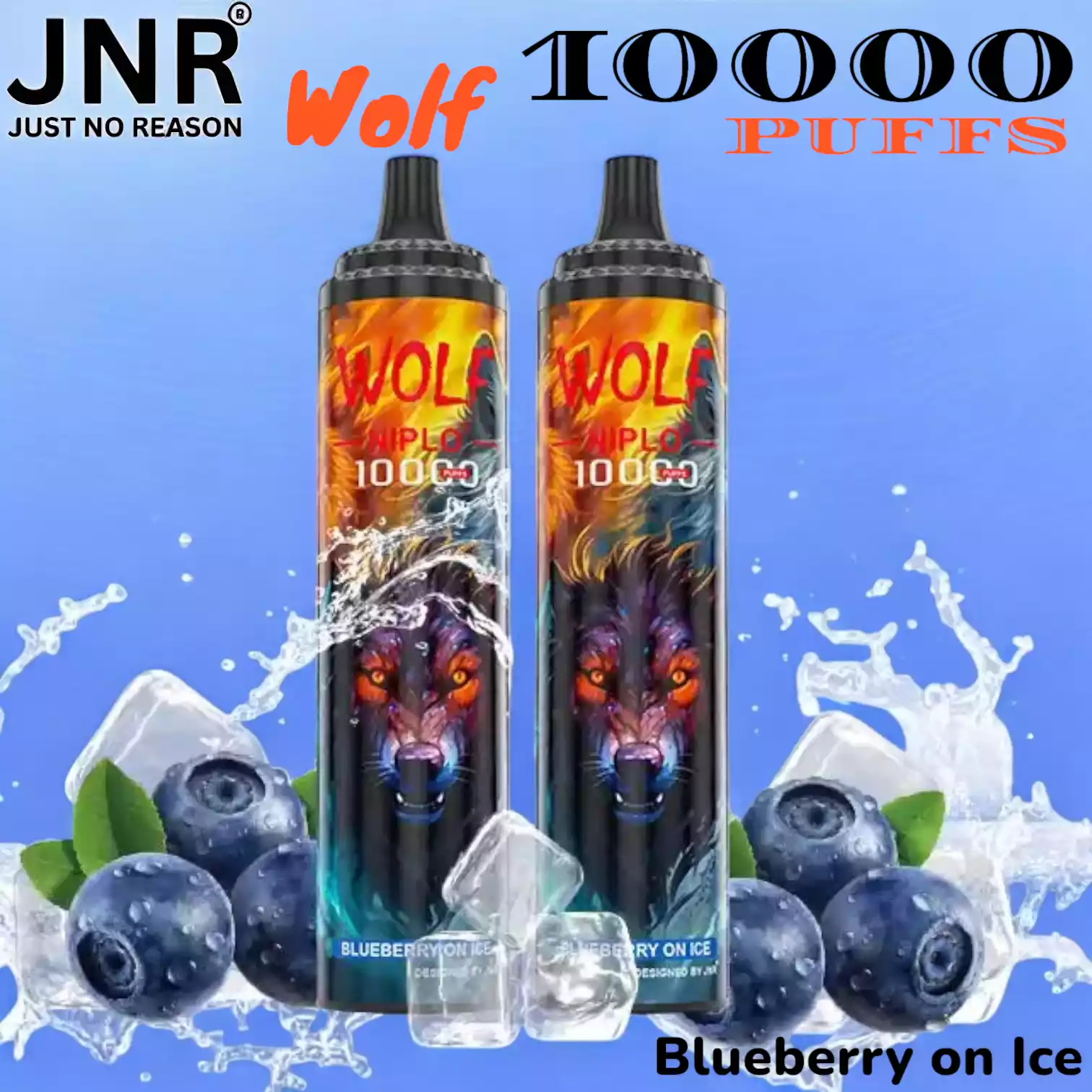JNR Wolf 10000 PUFFS Vape met 20ml E-liquid en USB-C