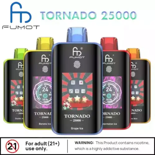 RandM Fumot Tornado 25000 Puffs Langdurige Smaak en Kracht