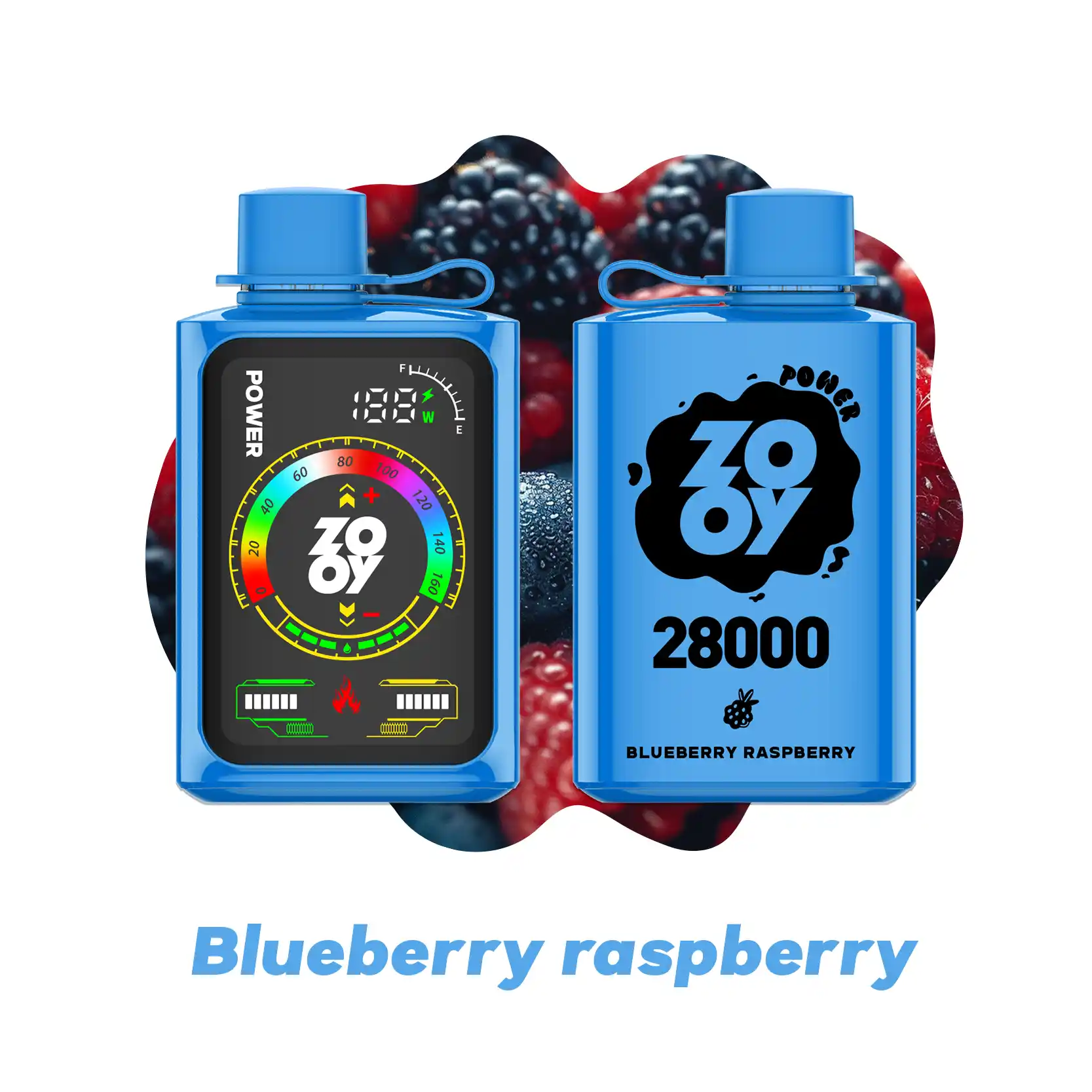 ZOOY POWER 28000 Puffs Disposable Vape Touchscreen en Krachtig