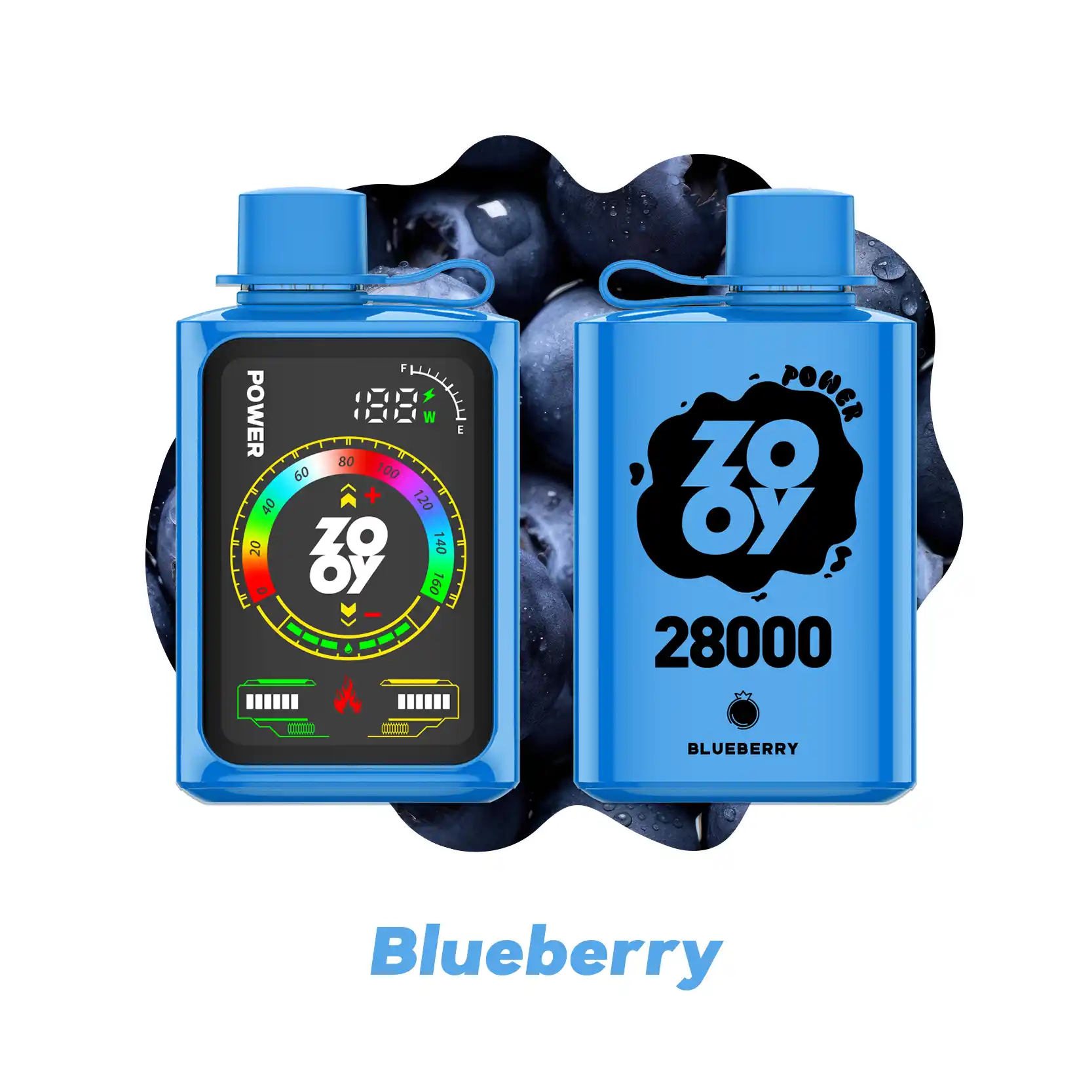 ZOOY POWER 28000 Puffs Disposable Vape Touchscreen en Krachtig