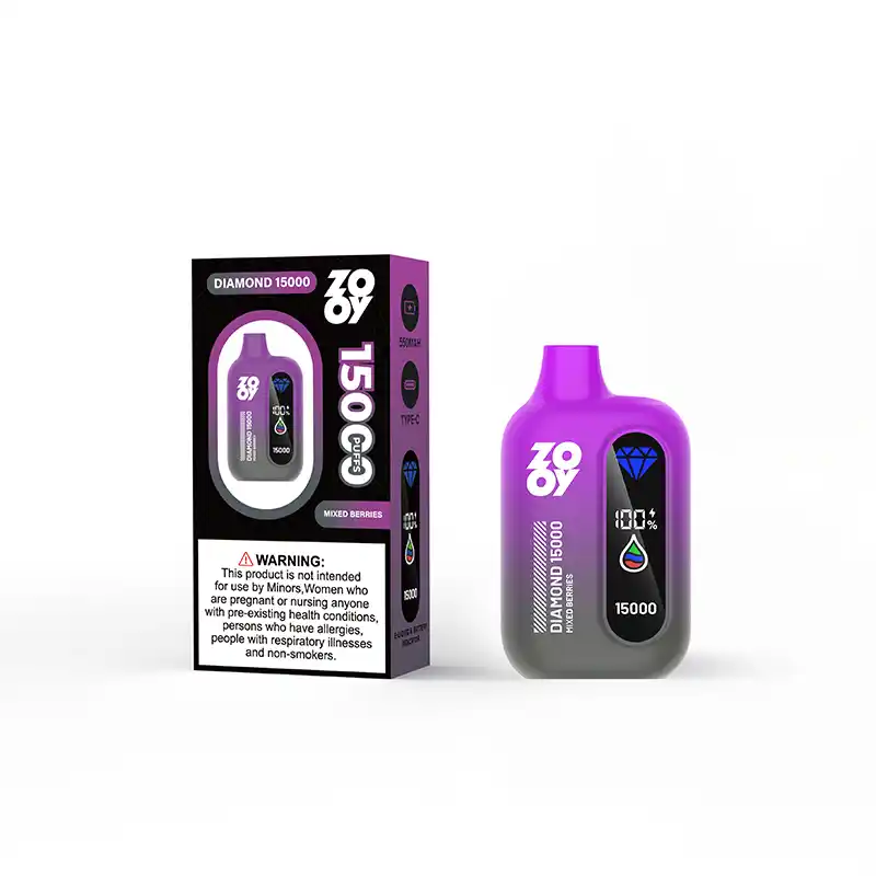 Zooy Diamond 15000 Puffs Disposable Vape Langdurige Smaak